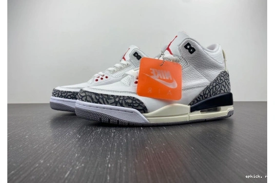 Cheap EP DN3707-100 Jordan White DN3707-100 Retro Reimagined 3 Cement 0318